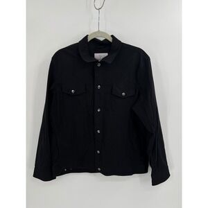 Anatomie "Daniel" Denim-Style Travel Jacket -‎ Black - Men's XL